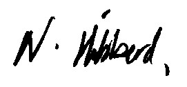 "Nick Hibberd's signature"