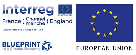 A logo showing the Interreg and Blueprint logos alongside the EU flag.
