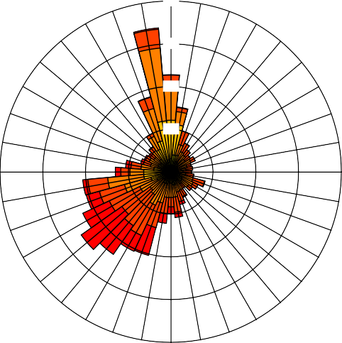Figure 3 Shoreham‐by‐Sea Airfield Windrose 2019
