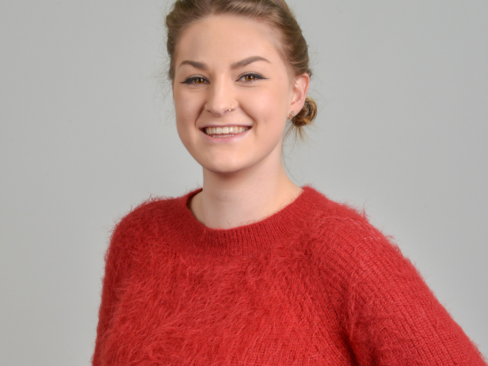 Portrait image of Hollie Mattison a young ambassador and a carer leaver