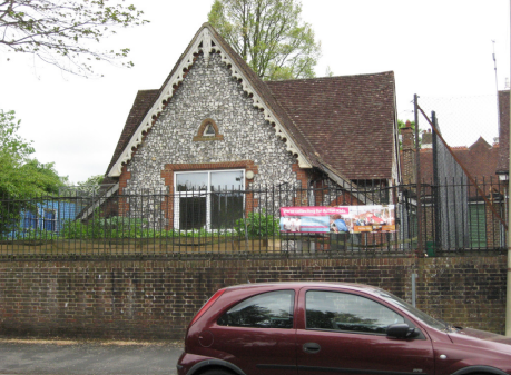 Image of Old London Road, Patcham House School (flint building), Patcham