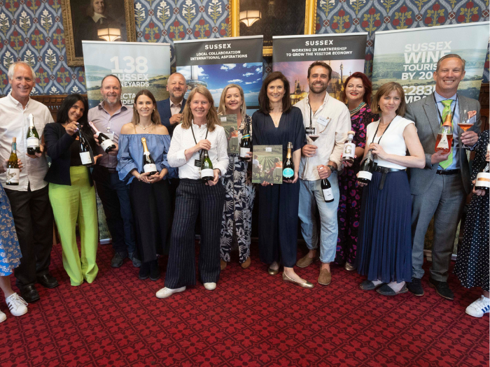 Group photo at Sussex Wine Tourism launch event