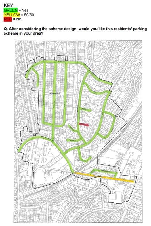 A map of a neighbourhood
