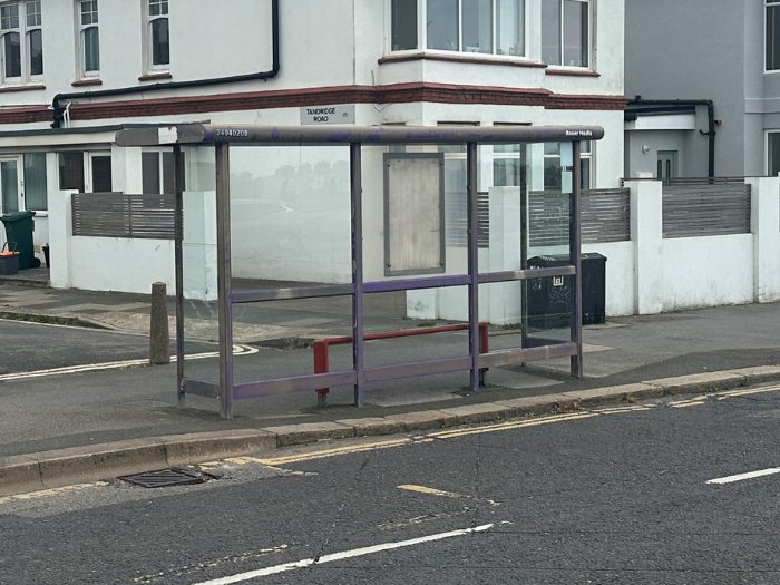 a bus stop