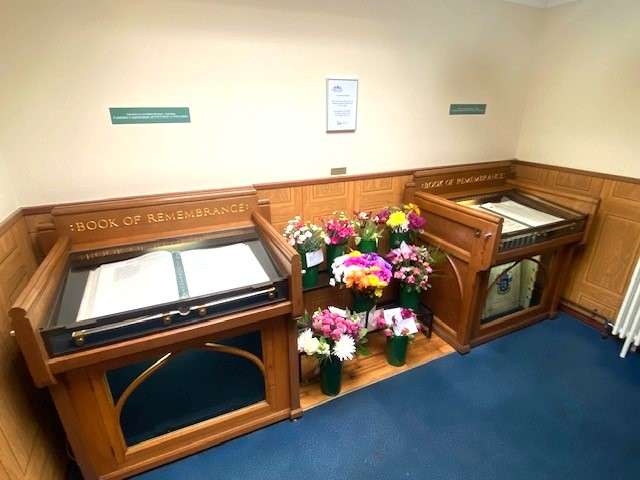Book of Remembrance on display