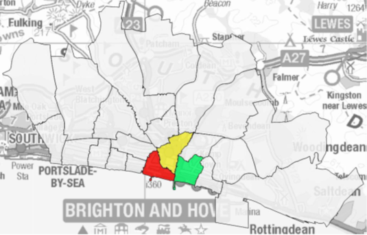 Map showing overall violent occurrences and intoxication 2022 to 2024
