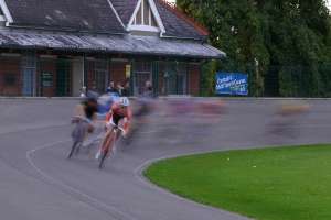 Preston Park Velodrome race