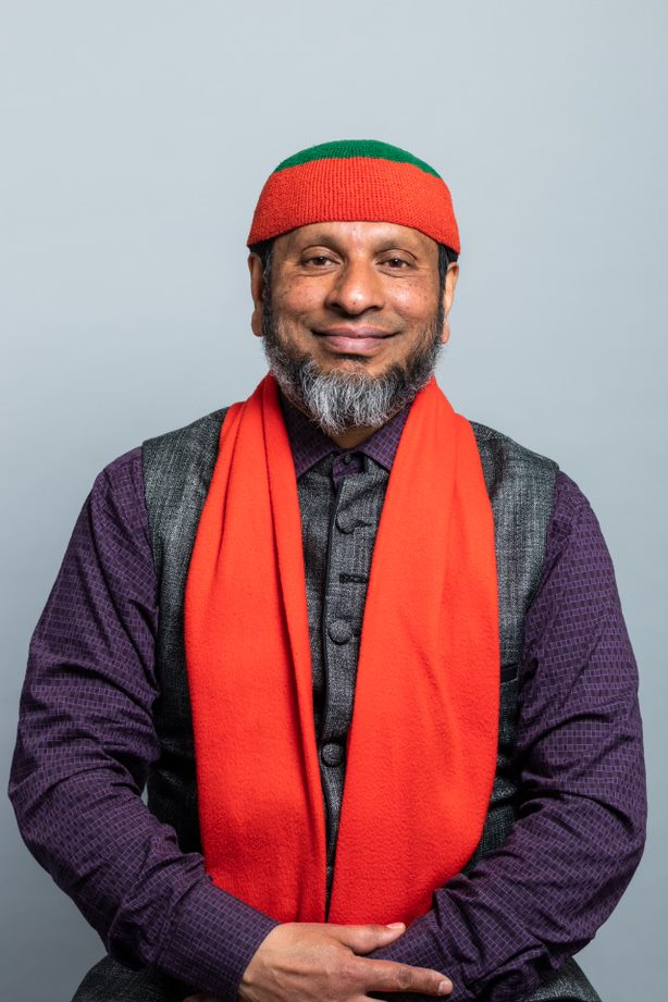 The photograph shows a smiling Councillor Mohammed Asaduzzaman, newly appointed Deputy Mayor of Brighton & Hove.