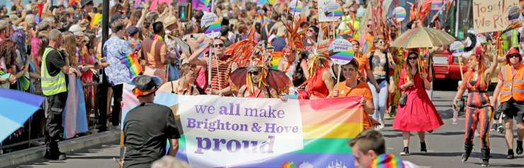 Brighton Pride parade