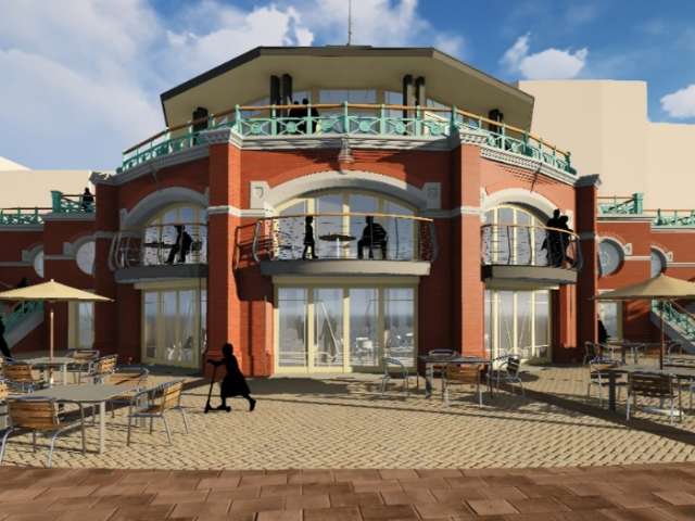 Computer generated image of the new Shelter Hall