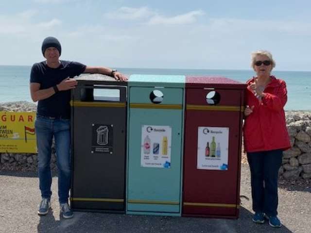 New seafront bins