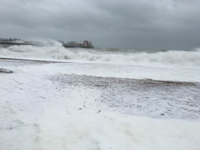 Seafront storm