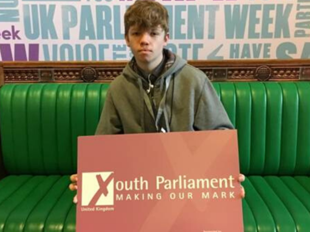Glyn Griffiths is Brighton & Hove's representative for the UK Youth Parliament