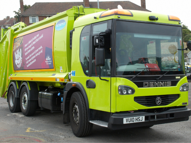Picture of recycling lorry