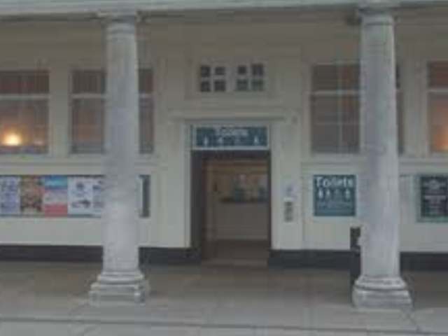 Picture of front of Colonnade toilet.
