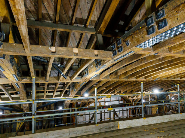 Construction works to the Corn Exchange