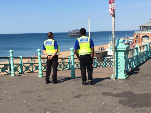 Seafront enforcement officers