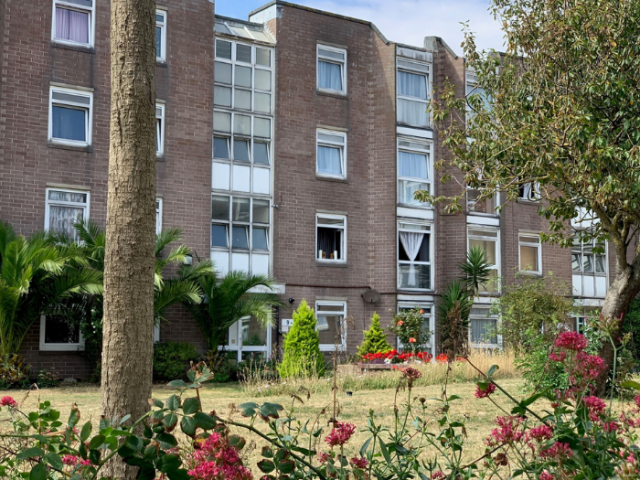 Block of flats in the sunshine