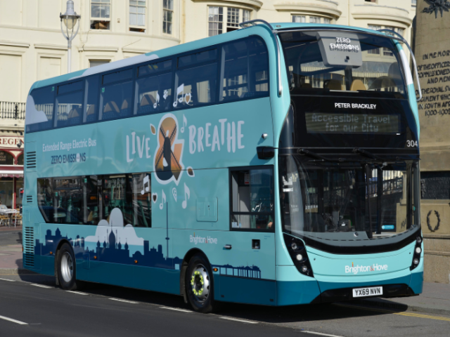 A Brighton and Hove bus