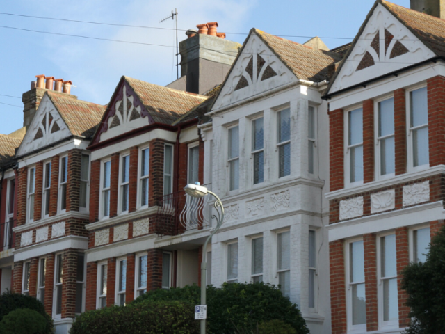 Houses in the Queen's Park area of Brighton