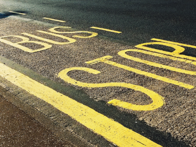 Bus stop picture