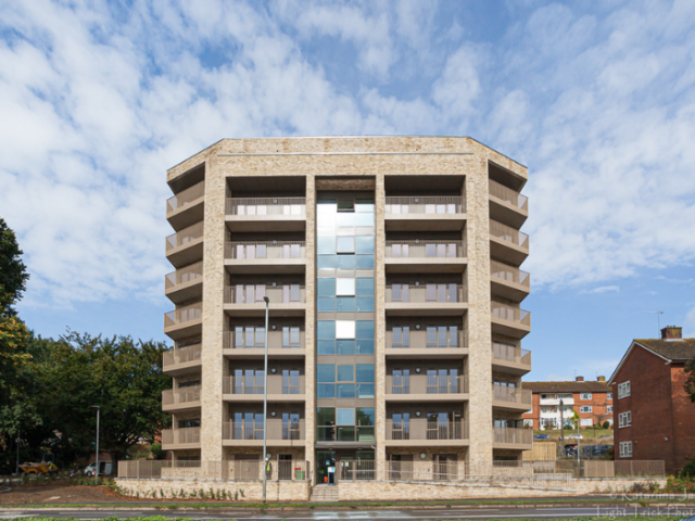 Modern urban building