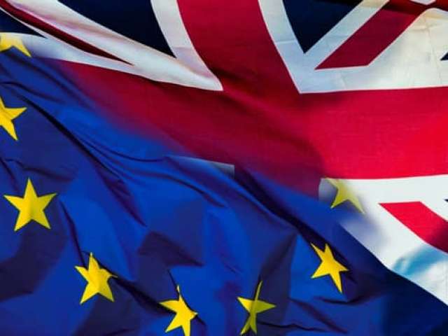 Union and EU flags