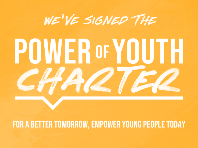 We've signed the Power of Youth Charter
