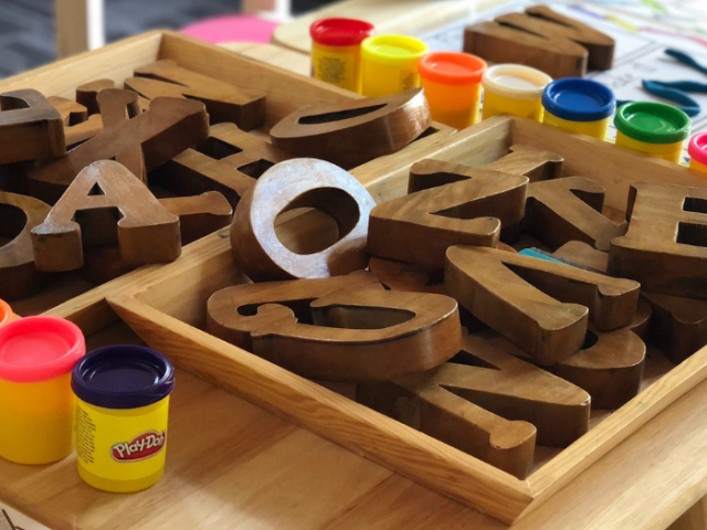 toys in a nursery