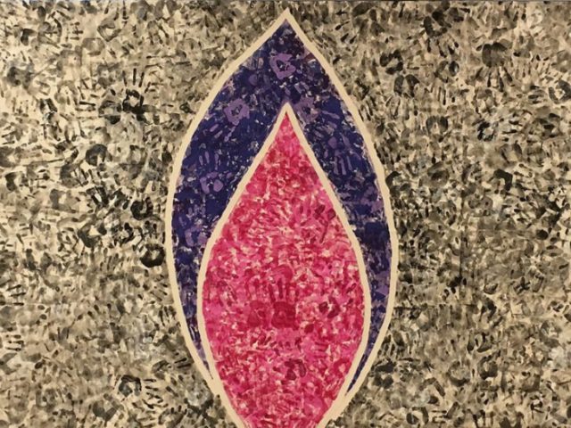 Holocaust Memorial Day illustration of a candle flame