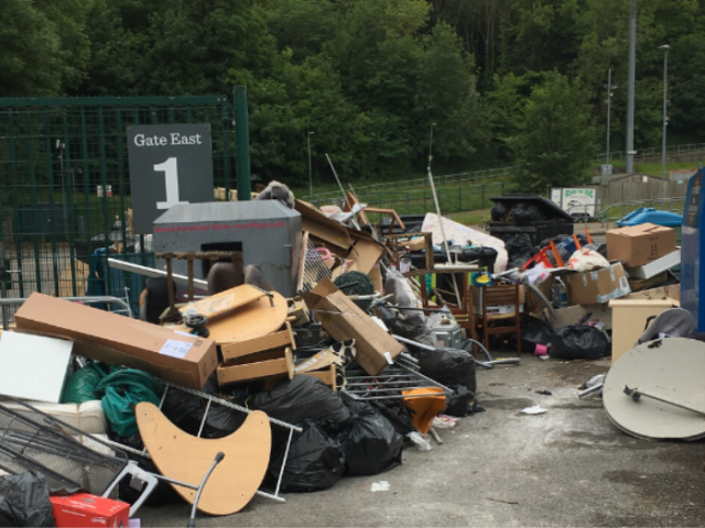 Image of large fly-tip