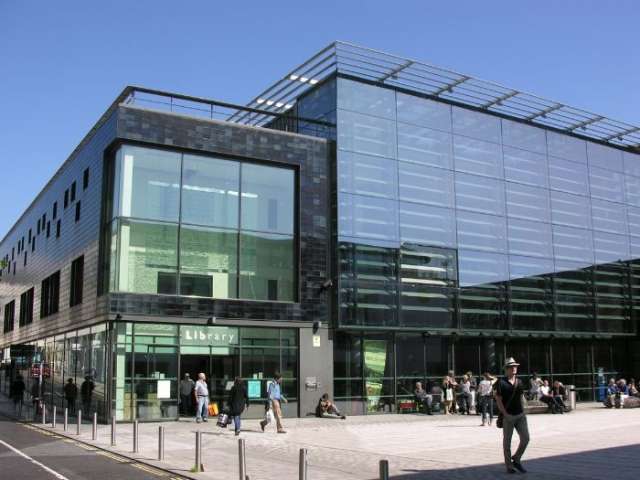 Jubilee Library on a sunny day.