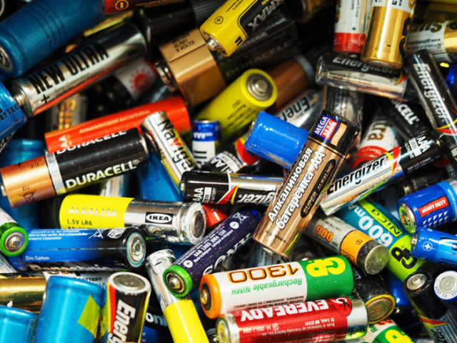 Image of various batteries 