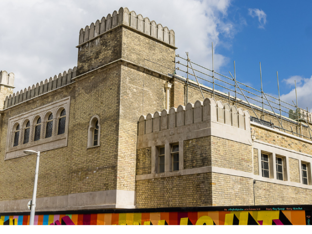 Pictures shows the newly renovated exterior of the Dome's Studio Theatre