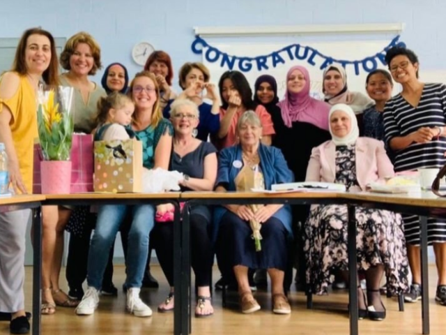 Photograph of members of the local Network for International Women.