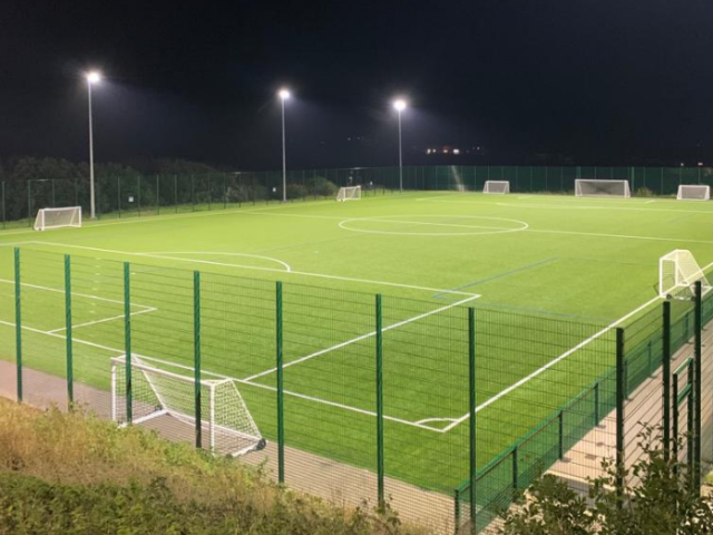 Newly refurbished 3G pitch at Stanely Deason Leisure Centre