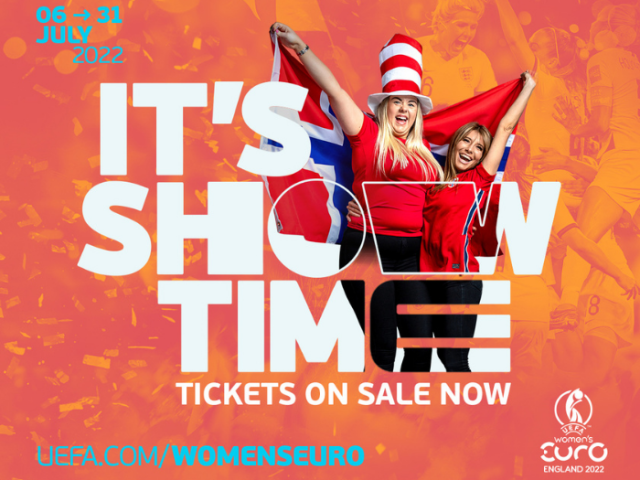 'It's Show Time' Tournament graphic featuring celebrating fans