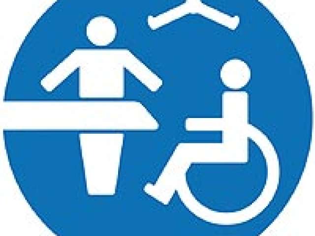 Logo showing changing places toilet symbol