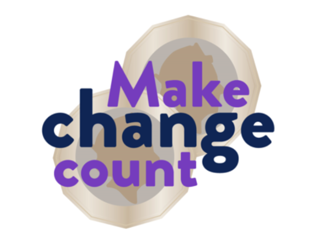 Make Change Count fundraising campaign logo