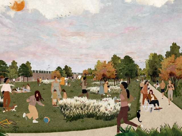 Image of Kingsway to the Sea park plan 
