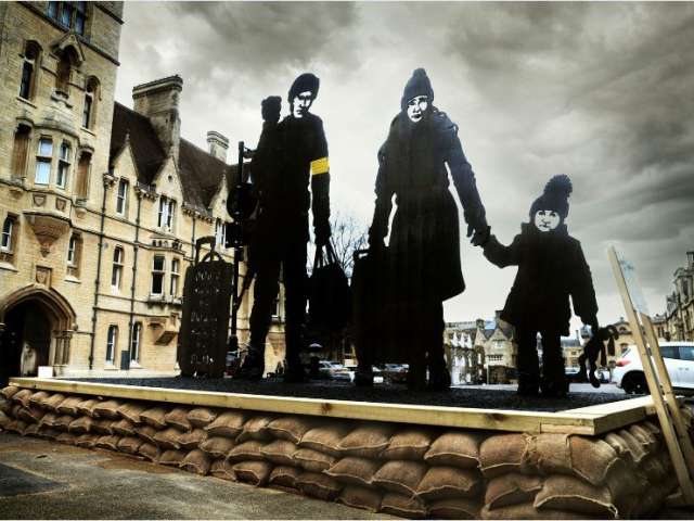 Ukraine art installation