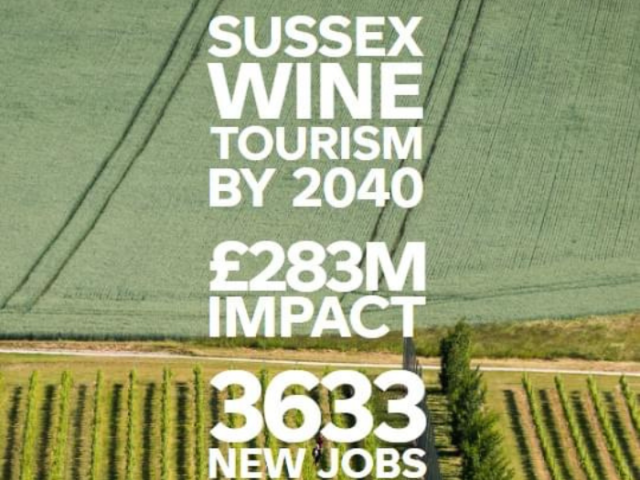 Front page of Sussex Wine Tourism by 2040 document