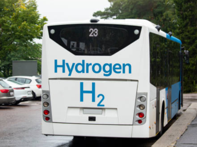 Photo of a hydrogen bus