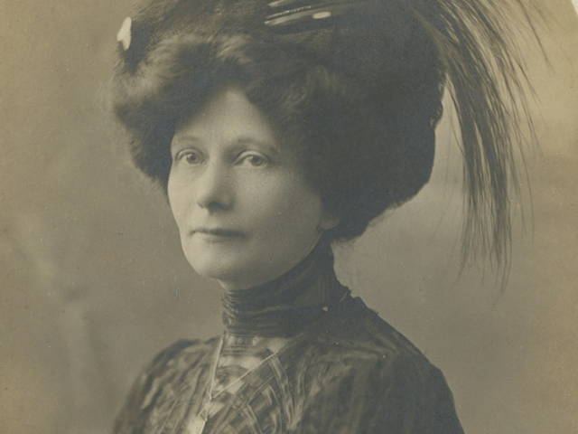 The photograph of suffragette Mary Clarke.