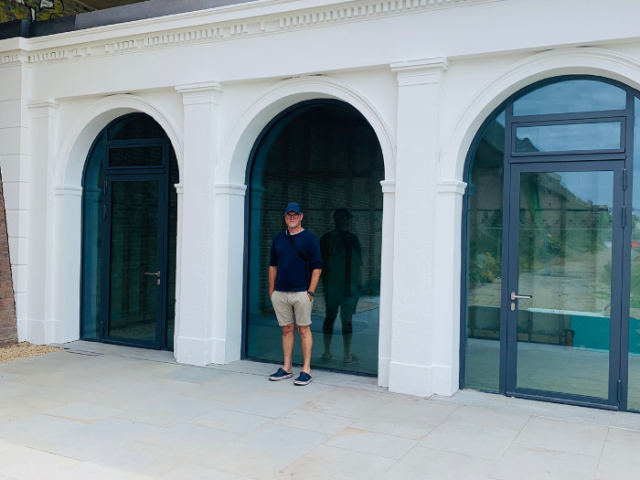 New tenant Philip Cundall at the renovated Temple at Black Rock