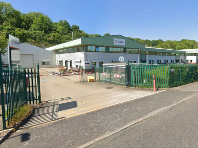 L3 Harris building at Home Farm Industrial Estate.