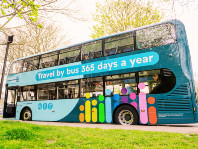 A picture of a bus