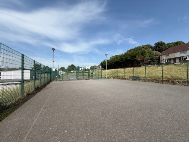 The Multi use games area at Moulsecoomb which is being moved to Hangleton