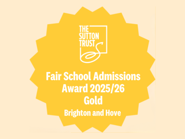 Sutton Trust Fair School Admissions Award 2025/26