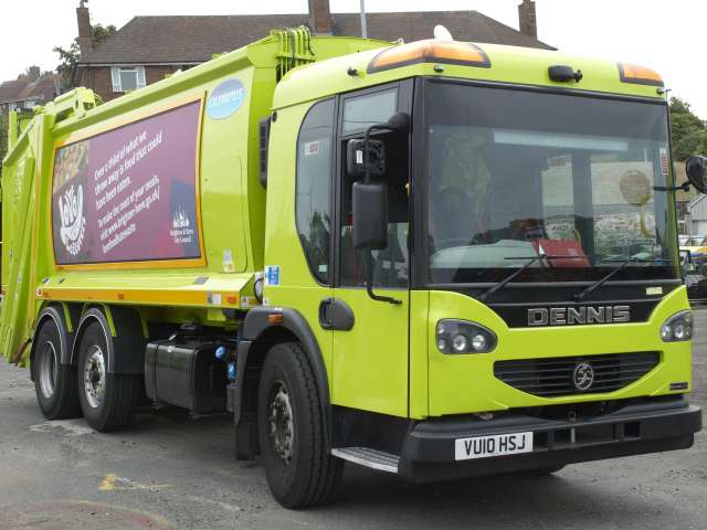 Refuse and recycling collections truck
